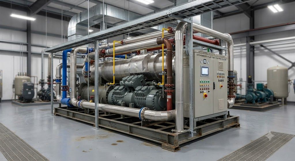 Heavy-duty bespoke industrial chiller engineering