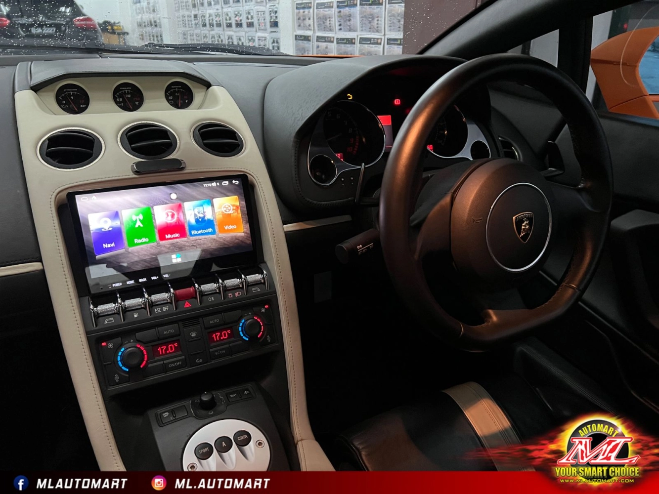 Lamborghin Gallardo Android Monitor