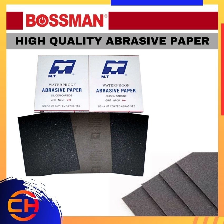 BOSSMAN HIGH QUALITY ABRASIVE PAPER ( WATER PROOF LATEX PAPER ) CC45P 