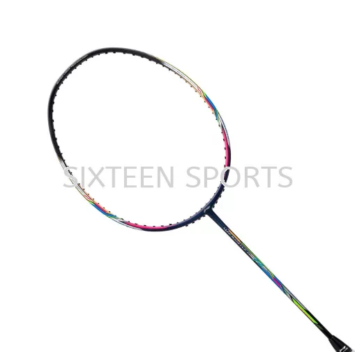 Li Ning Windstorm 72 Black Badminton Racket (C/W Lining No.1 String & Overgrip)