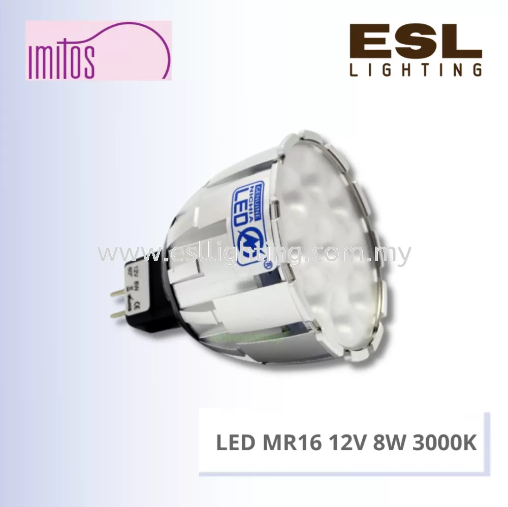 IMITOS LED BULB MR16 12V 8W 3000K