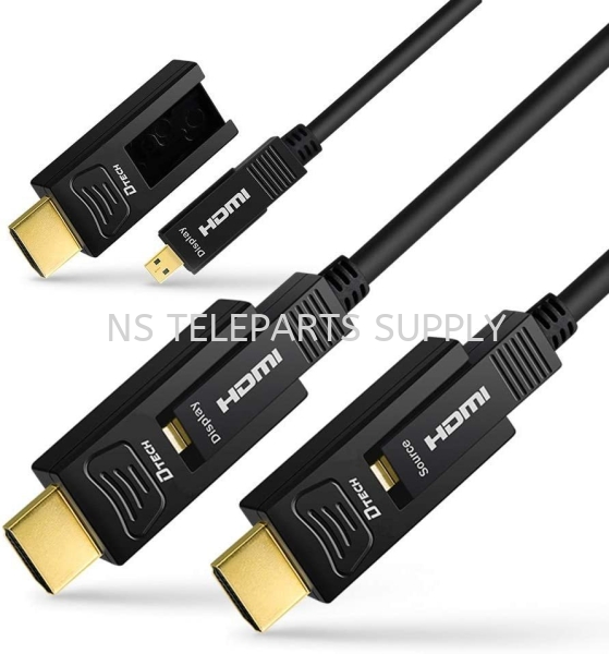 DTECH HDMI (V2.0) AOC FIBER 4K@60HZ HDMI, VGA/RGB & DVI Cable Cable Products Seremban, Malaysia, Negeri Sembilan Supplier, Suppliers, Supply, Supplies | NS Teleparts Supply