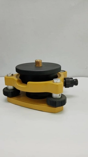 Rotating adapter with Optical plummet Tribrach Yellow