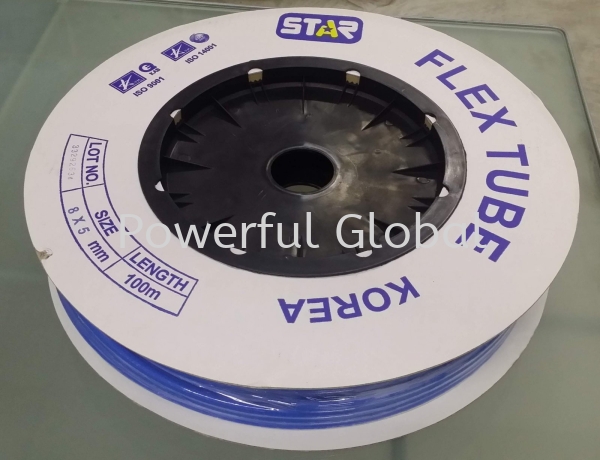 STAR Flex Tube Korea Blue PE / Nylon / PU / PA Tubing Hose / Tubing / Air Shaft Hose Malaysia, Selangor, Kuala Lumpur (KL), Rawang Manufacturer, Supplier, Supply, Supplies | Powerful Global Supplies