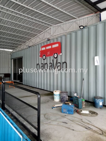 Standing Cover Industrial Awning @Jalan Kinrara, Bandar Kinrara Puchong, Selangor Industrial Awning Selangor, Malaysia, Kuala Lumpur (KL), Cheras Contractor, Service | Plus Awning & Iron Sdn Bhd