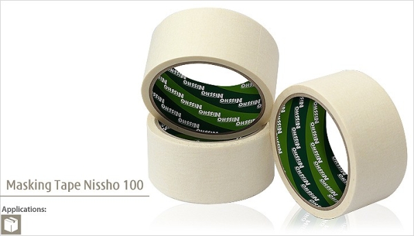 Masking Tape Nissho 100 (General Purpose) Masking Tapes Selangor, Malaysia, Kuala Lumpur (KL), Subang Jaya Supplier, Suppliers, Supply, Supplies | Tonissho Sdn Bhd