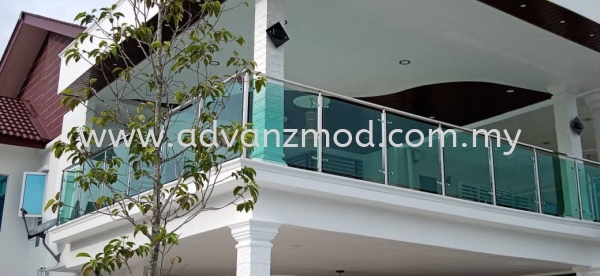 Stainless Steel Balcony Railing With 12mm Tempered Glass Unleash The Beauty Of Your House  Stainless Steel Glass Railing Selangor, Malaysia, Kuala Lumpur (KL), Puchong Supplier, Supply, Supplies, Retailer | Advanz Mod Trading