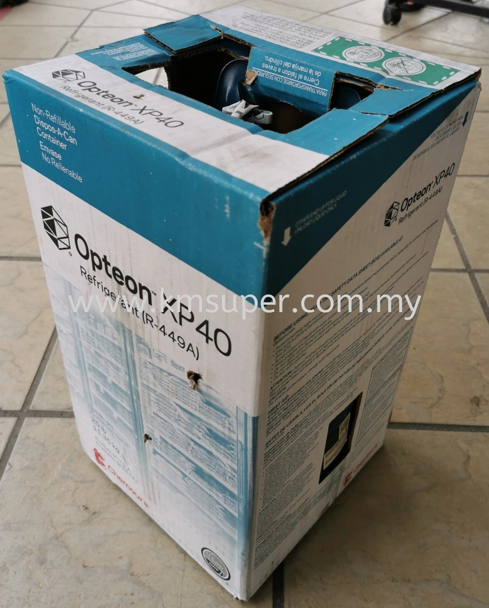 CHEMOURS OPTEON REFRIGERANT GAS XP40 (R449A) Selangor, Malaysia, Kuala ...