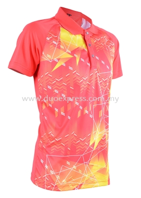 Baju Sublimation Polo Collar T Shirt