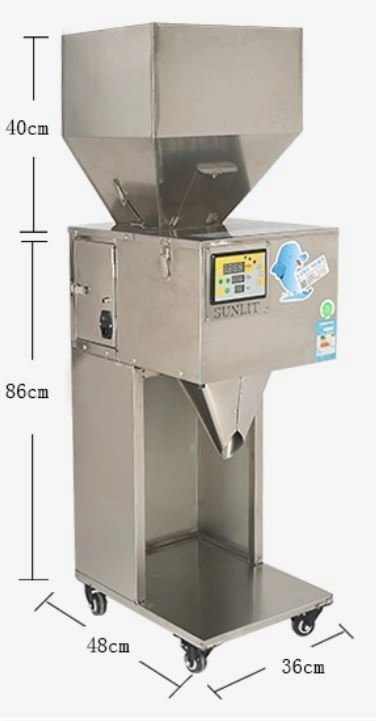 W-F700 10 -999G/10-2000G Powder Filling Machine Packing Machine For Fill Tea weight Grain Powder