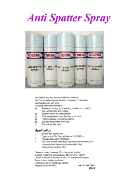 (T003) Anti Spatter Spray Cleaning Chemical Selangor, Malaysia, Kuala Lumpur (KL), Puchong Supplier, Distributor, Supply, Supplies | Kobewel Kogyo Gases Sdn Bhd