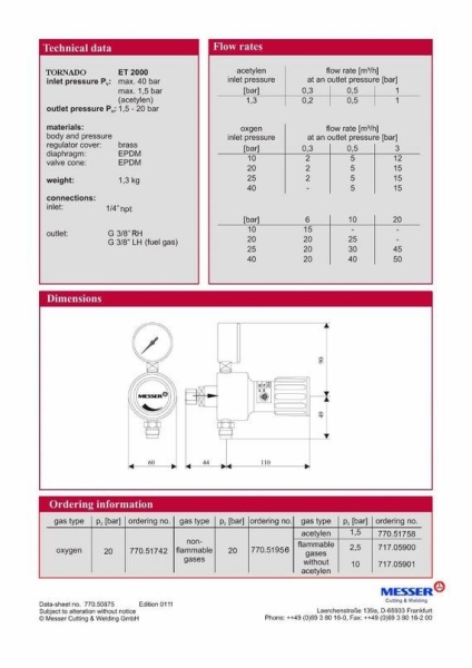 (R006) ET2000 Tornado Line Regulator (906x1280) Messer Regulator Selangor, Malaysia, Kuala Lumpur (KL), Puchong Supplier, Distributor, Supply, Supplies | Kobewel Kogyo Gases Sdn Bhd