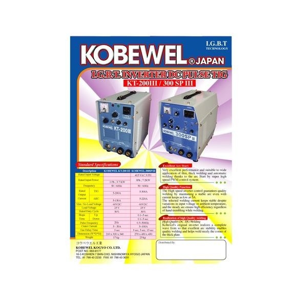 (A010) M5 KT200, 300SP III Kobewel Welding Machine Selangor, Malaysia, Kuala Lumpur (KL), Puchong Supplier, Distributor, Supply, Supplies | Kobewel Kogyo Gases Sdn Bhd