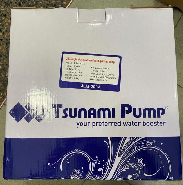 Black JLM200-A Tsunami Water Pump Machinery Selangor, Malaysia, Kuala Lumpur (KL), Kajang Supplier, Suppliers, Supply, Supplies | Logamjadi Sdn Bhd