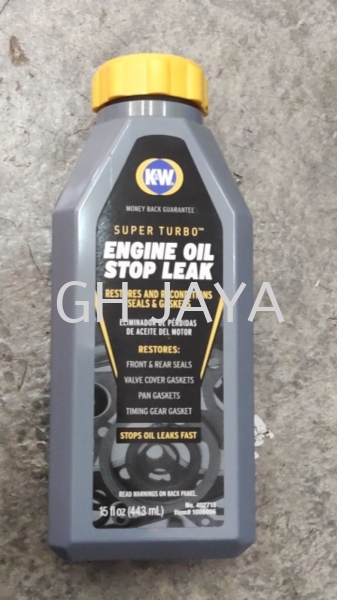 K&W KW ENGINE OIL STOP LEAK U.S.A Car Lubricant Kedah, Sungai Petani, Malaysia Supplier, Suppliers, Supply, Supplies | GH Jaya Autoparts Sdn Bhd