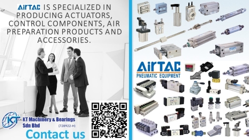 Airtac Pneumatic equipments, actuators, control components, air preparation products, and accessorie