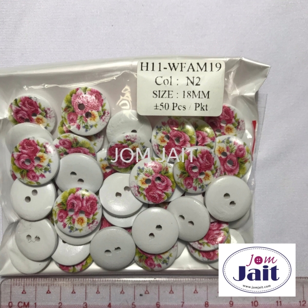 Button HLL Colour 02 18MM X 50 Pcs Per Pkt CodeBHLL02P Button 2 Hole / Butang Dua Lubang  Button Malaysia, Kedah, Alor Setar Supplier, Wholesaler, Supply, Supplies | Syarikat Sin Joo Hin