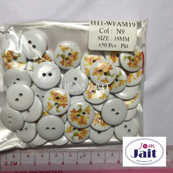 Button HLL Colour 09 18MM X 50 Pcs Per Pkt CodeBHLL09P Button 2 Hole / Butang Dua Lubang  Button Malaysia, Kedah, Alor Setar Supplier, Wholesaler, Supply, Supplies | Syarikat Sin Joo Hin