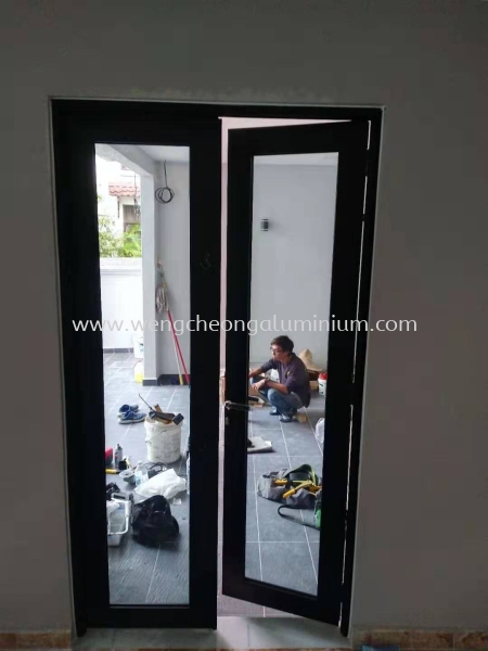  Aluminium Swing Door Selangor, Malaysia, Kuala Lumpur (KL), Sungai Buloh Supplier, Suppliers, Supply, Supplies | Weng Cheong Glass Trading Sdn Bhd