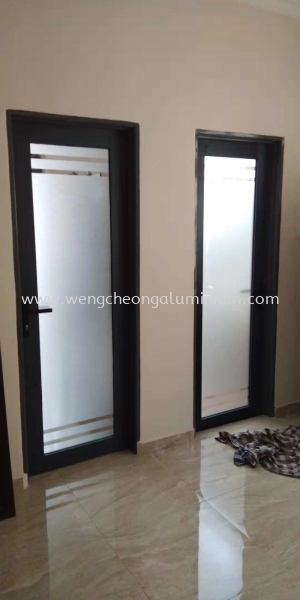  Aluminium Swing Door Selangor, Malaysia, Kuala Lumpur (KL), Sungai Buloh Supplier, Suppliers, Supply, Supplies | Weng Cheong Glass Trading Sdn Bhd