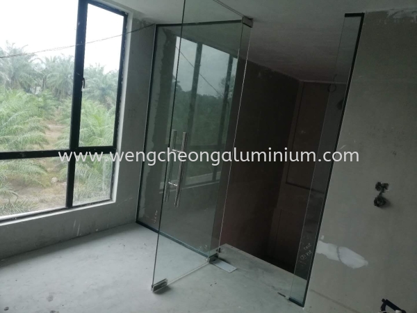  Frameless Temp Swing Door Selangor, Malaysia, Kuala Lumpur (KL), Sungai Buloh Supplier, Suppliers, Supply, Supplies | Weng Cheong Glass Trading Sdn Bhd