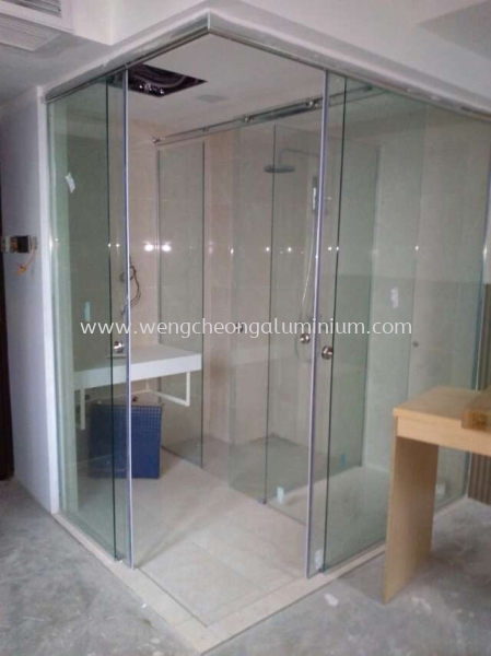  Sliding Door Shower Screen Tempered Glass Selangor, Malaysia, Kuala Lumpur (KL), Sungai Buloh Supplier, Suppliers, Supply, Supplies | Weng Cheong Glass Trading Sdn Bhd