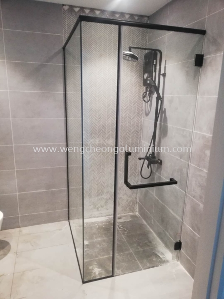  Swing Door Shower Screen Tempered Glass Selangor, Malaysia, Kuala Lumpur (KL), Sungai Buloh Supplier, Suppliers, Supply, Supplies | Weng Cheong Glass Trading Sdn Bhd