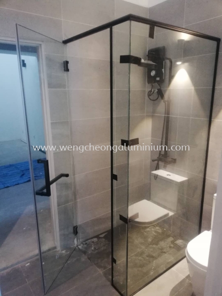  Swing Door Shower Screen Tempered Glass Selangor, Malaysia, Kuala Lumpur (KL), Sungai Buloh Supplier, Suppliers, Supply, Supplies | Weng Cheong Glass Trading Sdn Bhd