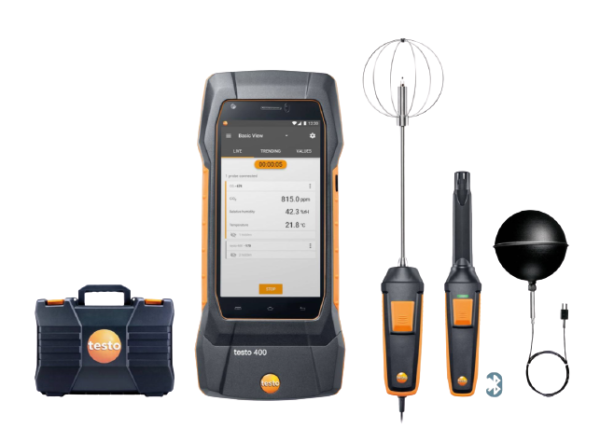 TESTO 400 IAQ and comfort kit with tripod Testo Selangor, Penang, Malaysia, Kuala Lumpur (KL), Petaling Jaya (PJ), Butterworth Supplier, Suppliers, Supply, Supplies | MOBICON-REMOTE ELECTRONIC SDN BHD