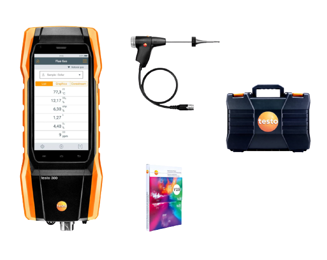 TESTO 300 Longlife Kit 4 - Flue gas analyzer