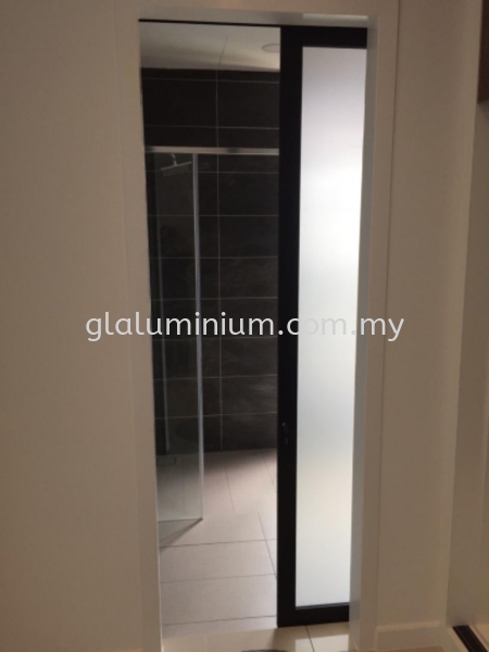  One panel hanging sliding door Selangor, Malaysia, Kuala Lumpur (KL), Cheras Supplier, Installation, Supply, Supplies | GL GLASS & ALUMINIUM TRADING