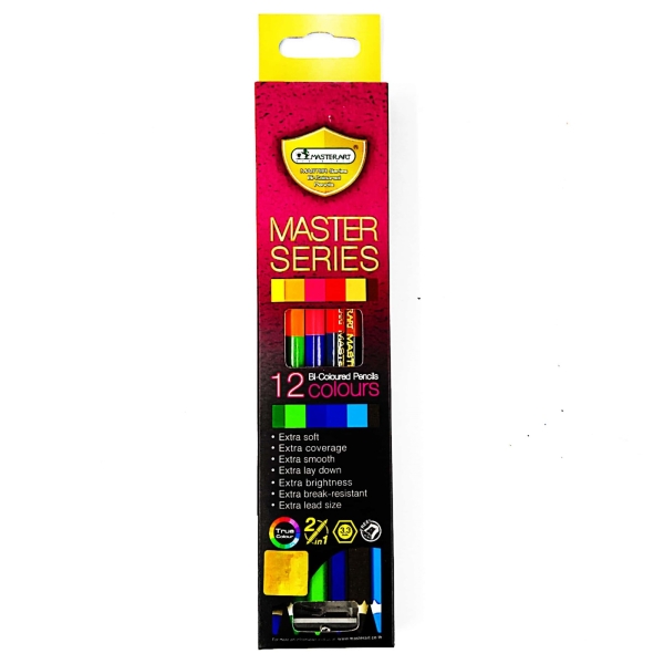 MASTER SERIES BI-COLOURED PENCILS 12 COLOURS Color Pencils Art Supplies Stationery & Craft Johor Bahru (JB), Malaysia Supplier, Suppliers, Supply, Supplies | Edustream Sdn Bhd