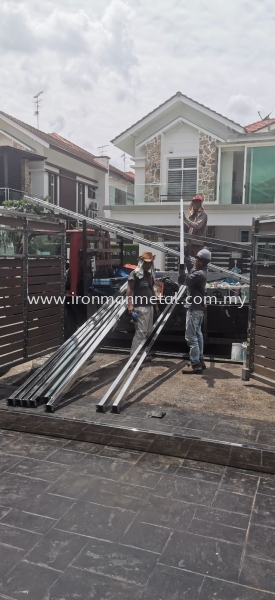  Awning Stainless Steel Johor Bahru (JB), Skudai, Malaysia Contractor, Service | Iron Man Metal Work