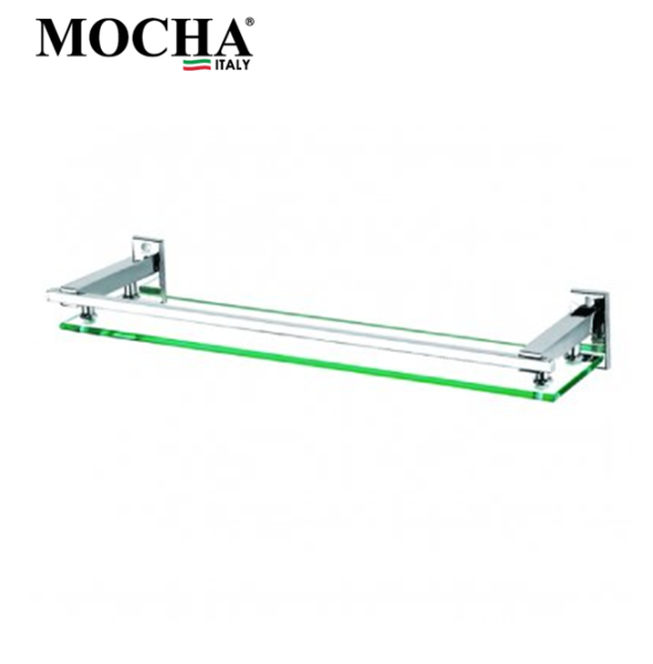 MOCHA M301 GLASS SHELF Glass Shelf Bathroom Accessories MOCHA SANITARY WARE Melaka, Malaysia, Masjid Tanah Supplier, Suppliers, Supply, Supplies | JOO SENG HARDWARE SDN. BHD.