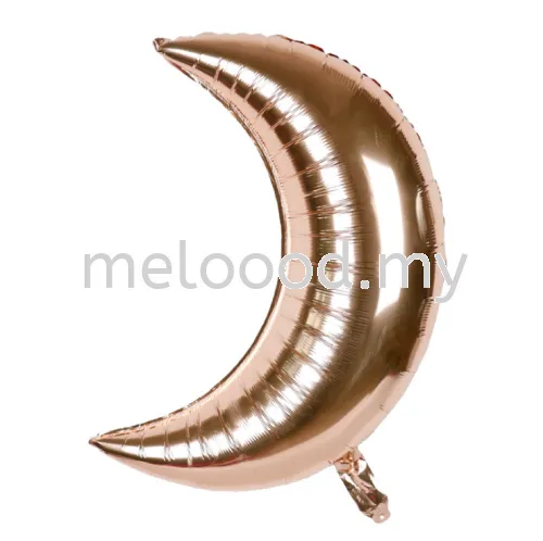 Foil 73x49cm Moon- Rose gold