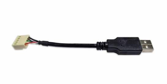 lascar panel pilot cable usb a-sil5 single in-line 5 way crimp connector usb cable