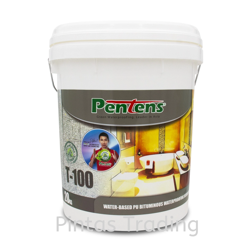Pentens T100 | Water-Based PU Bituminous Waterproofing Membrane