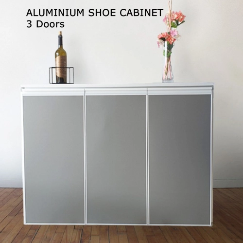 Aluminium shoe Cabinet 3 Doors 鞋柜-全铝合金