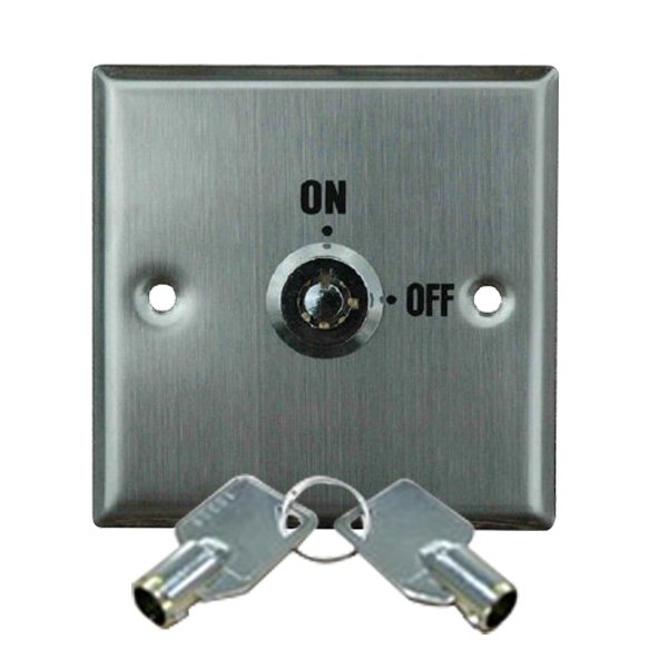 DOOR ACCESS CONTROL KEY SWITCH ON/OFF STAINLESS STEEL Door Access Systems Kota Kinabalu  | Startech IT Sdn Bhd