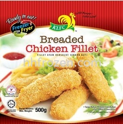 Breaded Chicken Fillet Finger food  С Selangor, Malaysia, Kuala Lumpur (KL), Batu Caves Supplier, Wholesaler, Distributor, Importer | HH Frozen Trading Sdn Bhd