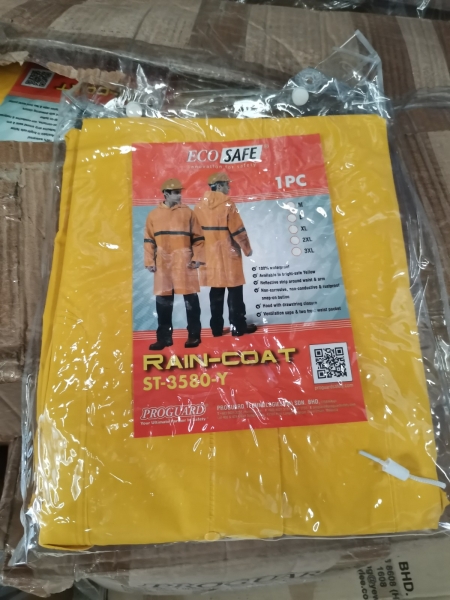 Heavy Duty Visibility Raincoat with High Reflective Strip Alat-Alat Pembersihan Johor Bahru (JB), Johor, Malaysia, Johor Jaya Supplier, Supply, Rental, Repair | AS Cleaning Equipment