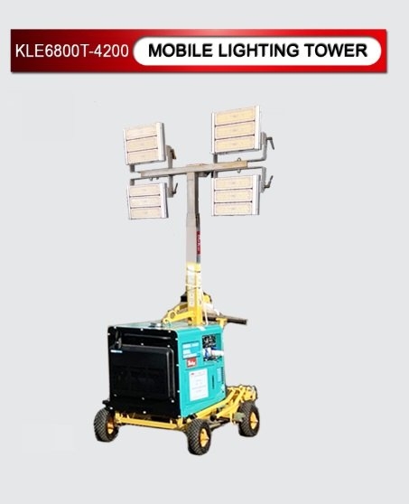 KLE6800T-4200 Mobile Lighting Tower Singapore | 4 x 200W LED