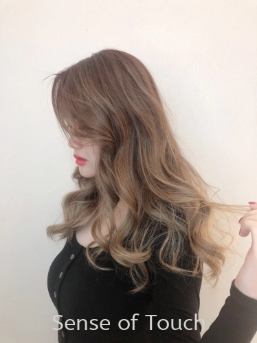 Ash Brown Balayage Long Hair 