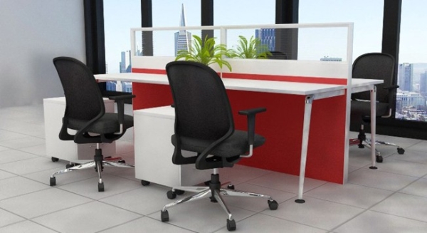 4 cluster rectangular workstation AIM block system Office writing table Office furniture Office Workstation Malaysia, Selangor, Kuala Lumpur (KL), Seri Kembangan Supplier, Suppliers, Supply, Supplies | Aimsure Sdn Bhd