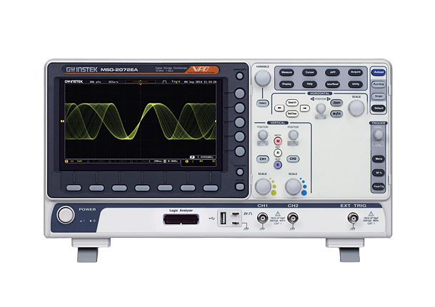 gw instek mso-2000e series mixed-signal oscilloscope