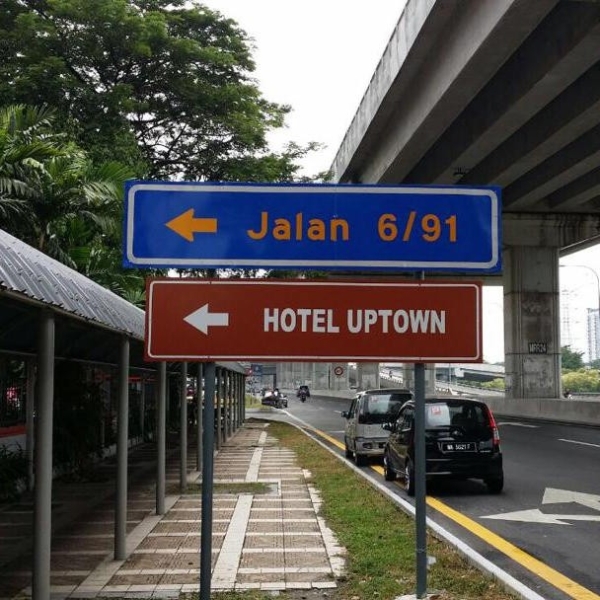  Road Sign Outdoor Signage Malaysia, Selangor, Kuala Lumpur (KL), Ampang Manufacturer, Maker, Supplier, Supply | Axis Design & Marketing