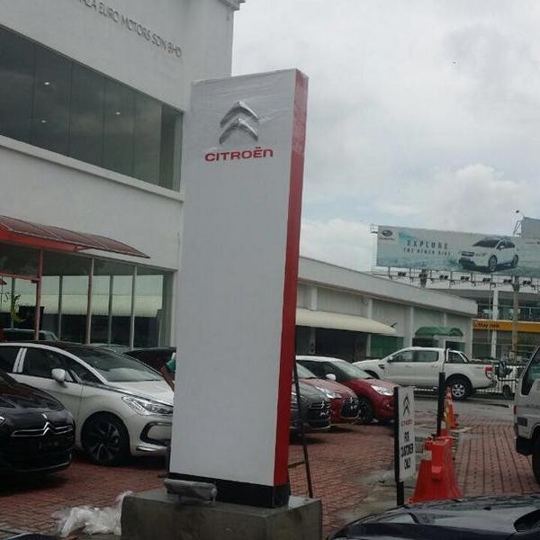  Pylon Sign Outdoor Signage Malaysia, Selangor, Kuala Lumpur (KL), Ampang Manufacturer, Maker, Supplier, Supply | Axis Design & Marketing