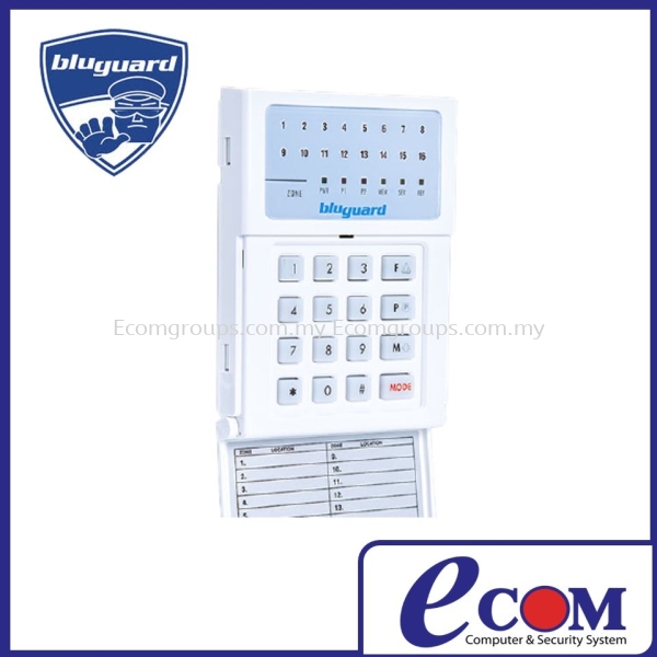 V16-Plus LCD / LED Bluguard Alarm Security Alarm System Johor, Malaysia, Muar Supplier, Installation, Supply, Supplies | E COM COMPUTER & SECURITY SYSTEM