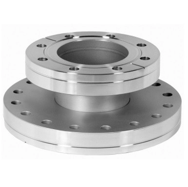 FA06000450 - Reducing nipple, 304 stainless steel, 6.00 - 4.50 inch ConFlat flange, 2.50 inch long
