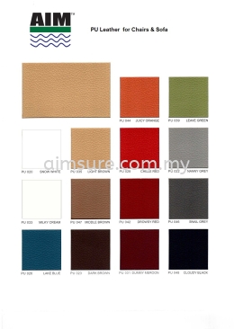 Office chair PU Colour chart